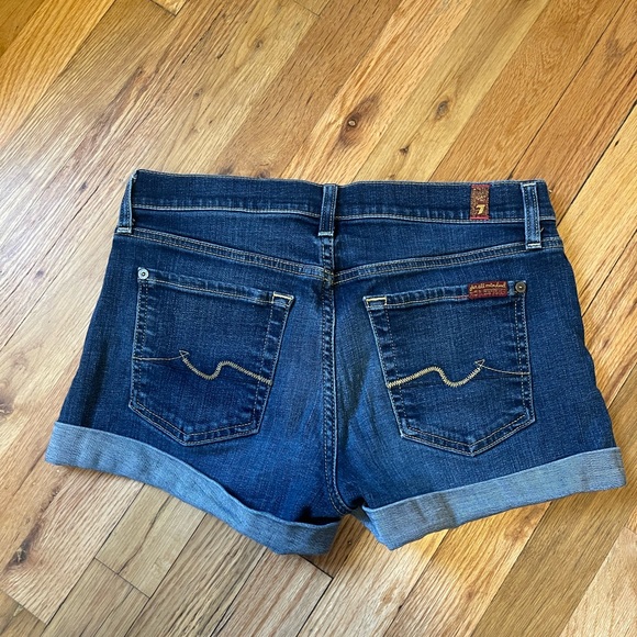 7 For All Mankind Jean Shorts, 27 - Picture 2 of 7